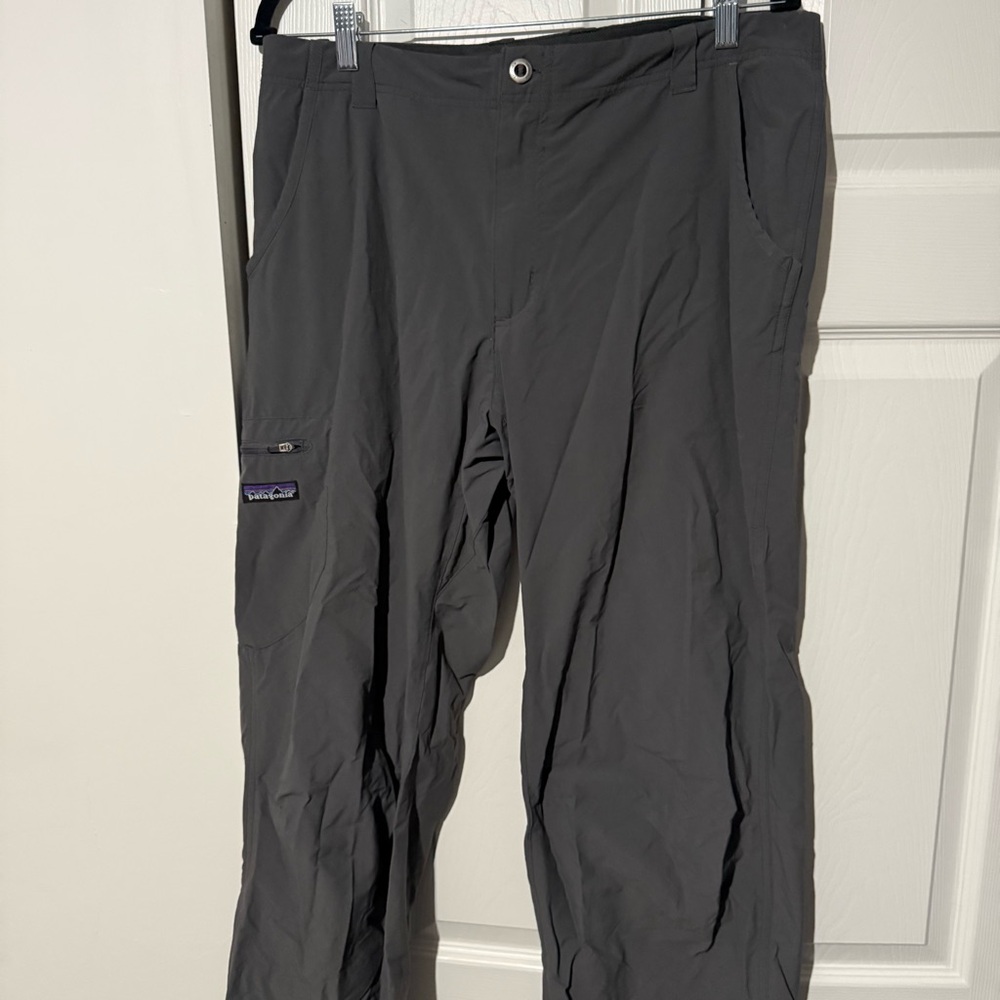 Patagonia Rock Guide Hiking Pants Outdoor Lightweight Travel Mens Gray Size 35